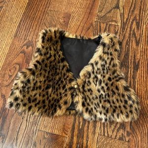 Faux fur vest